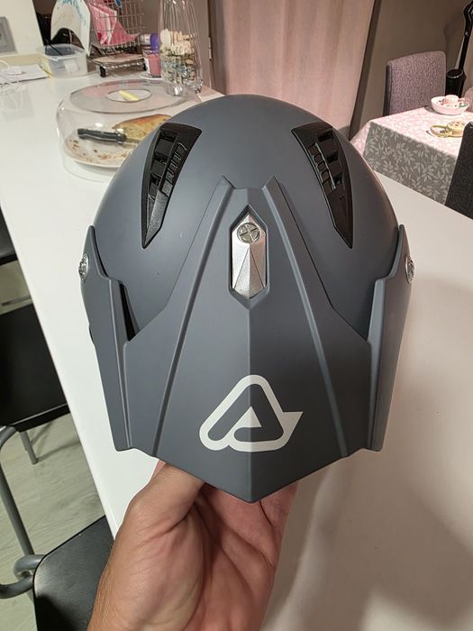 Capacete Acerbis cinza