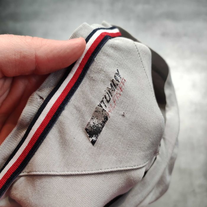 MĘSKA Koszulka Bawełna Szara PREMIUM Logo Elegancka Tommy Hilfiger