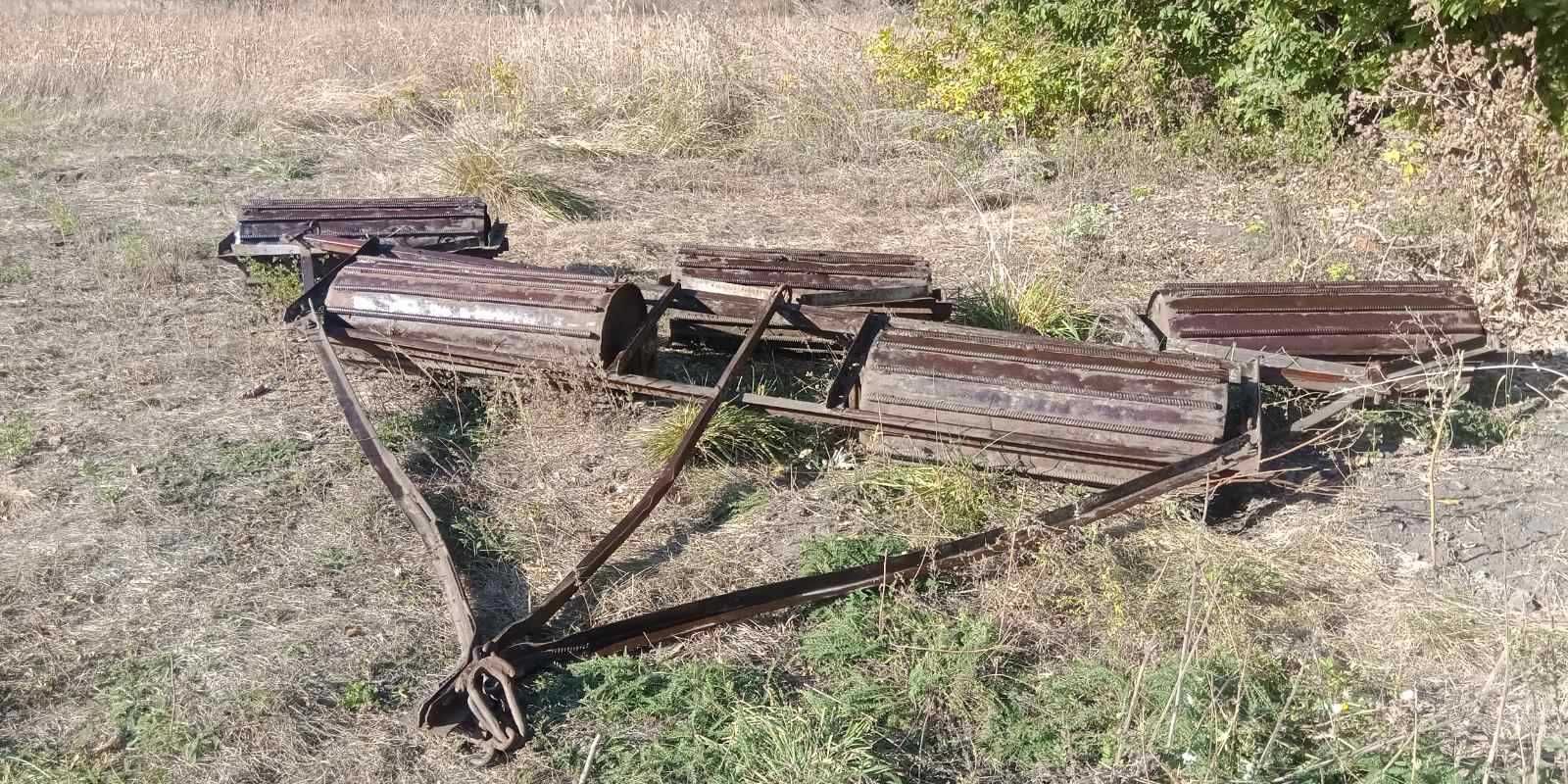 каток для уплотнения грунта, сцепка катков