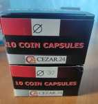 Kapsle na monety Cezar24 30mm - Opakowanie 9 sztuk