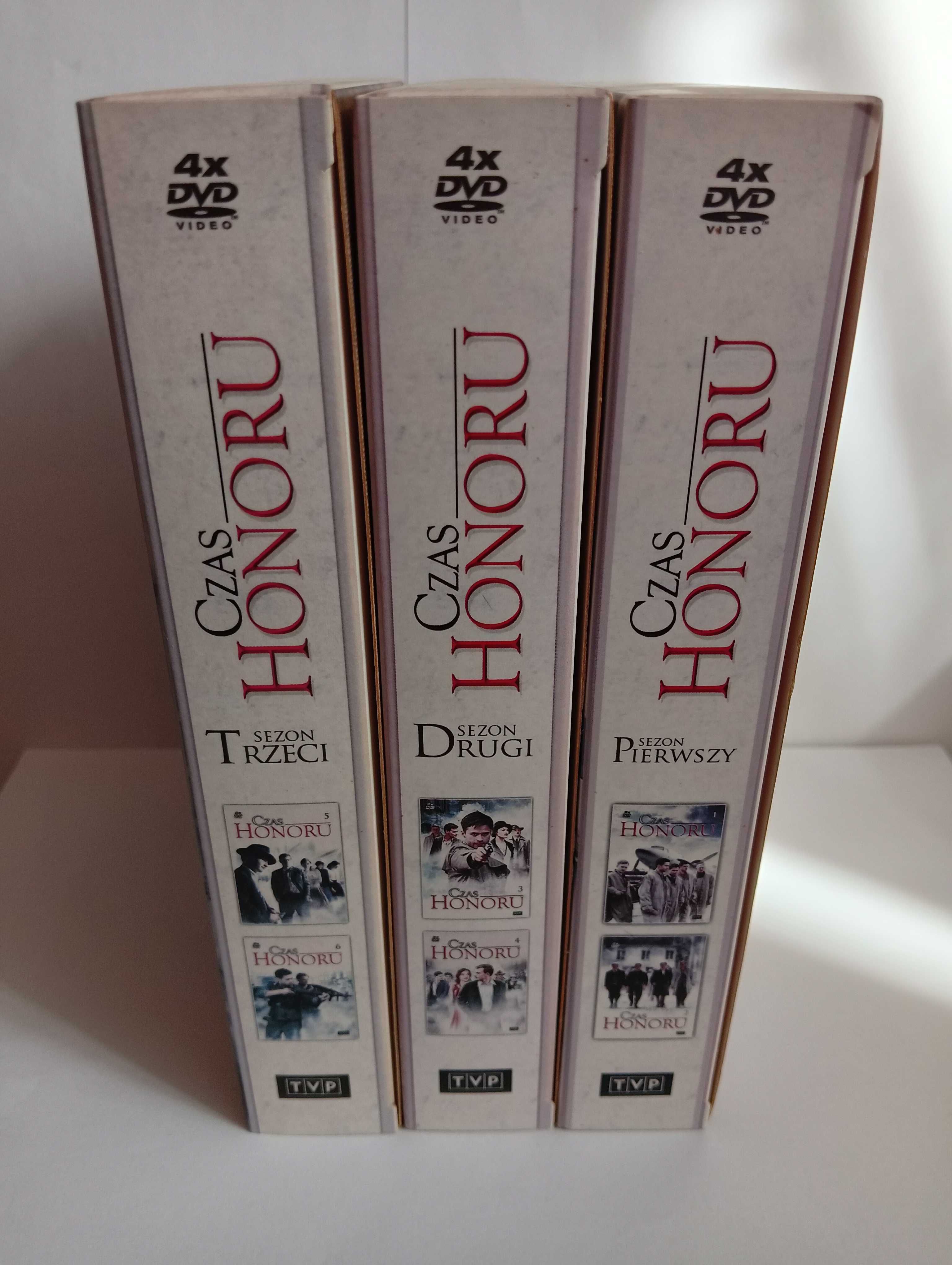 FILMY Czas honoru sezon 1/2/3  DVD [3 BOX] [12 DVD]