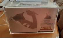 Akrylowy box na UPC charizarda karty pokemon