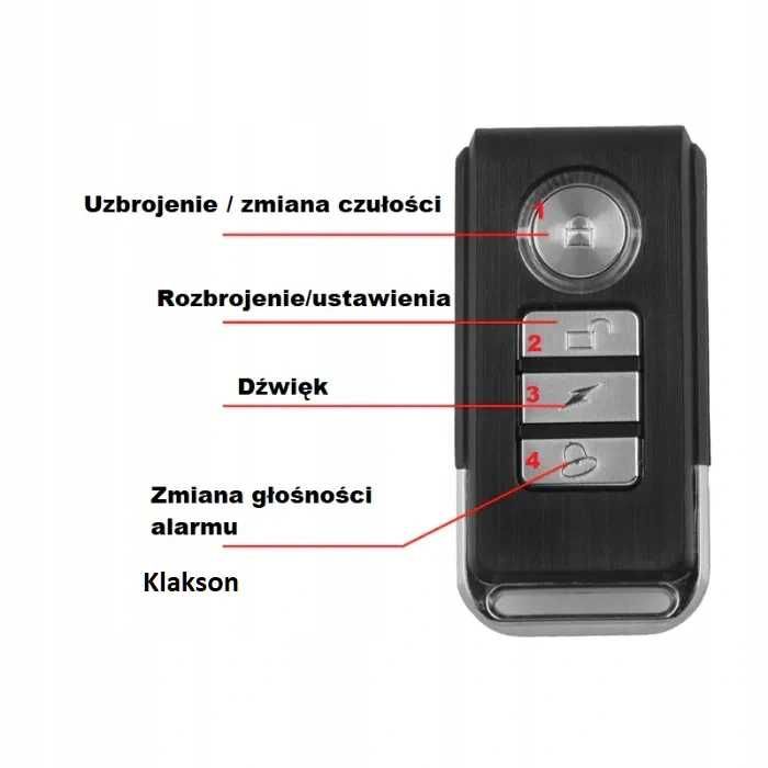 ALARM ROWEROWY hulajnoga PILOT , skuter motor