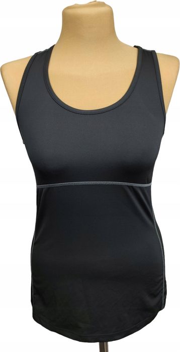 Czarna damska sportowa koszulka top rozm m vv