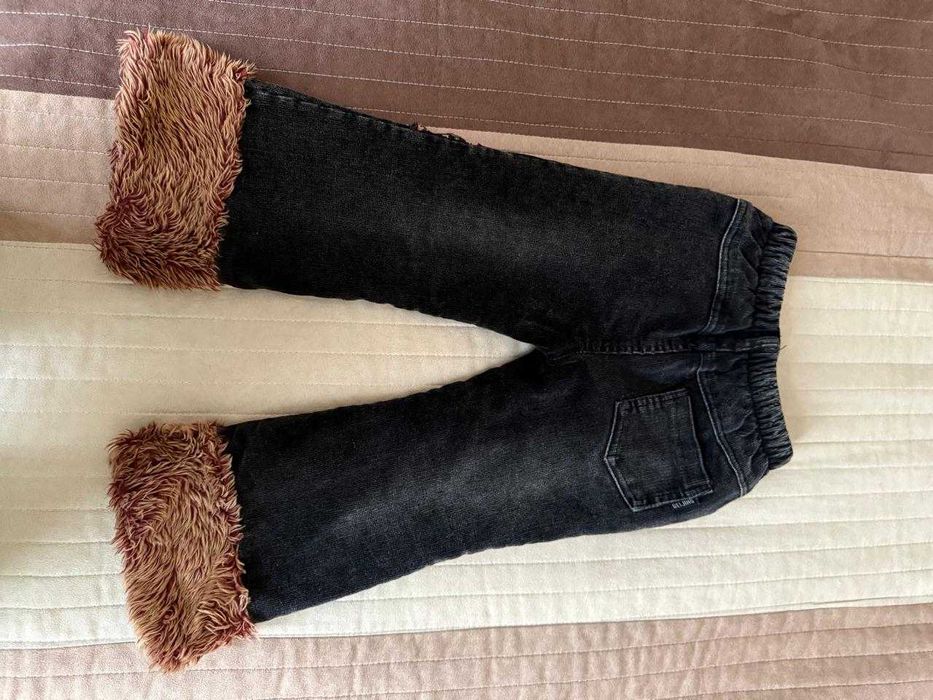 Штани на дівчинку 3 рочки, теплі, вельвет