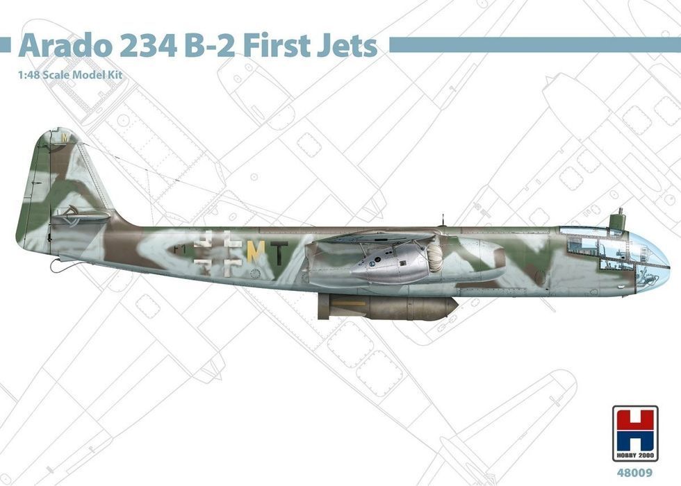 Hobby 2000 Arado 234 B-2 First Jets 1/48 model do sklejania 48009