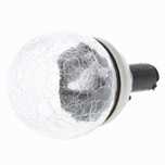 Eaxus Lampa solarna LED ze stali nierdzewnej, kula z efektem crackle