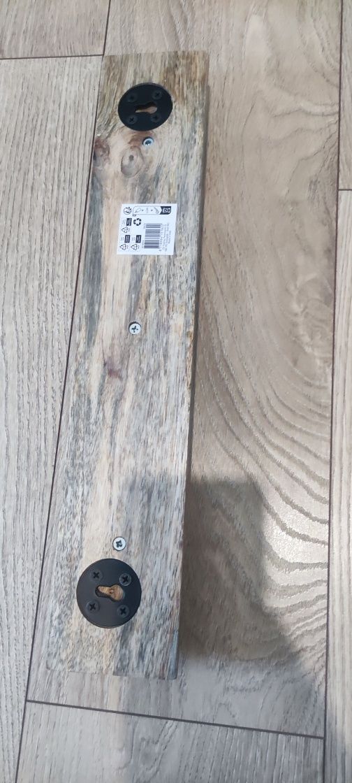 Wieszak drewni metal nowy