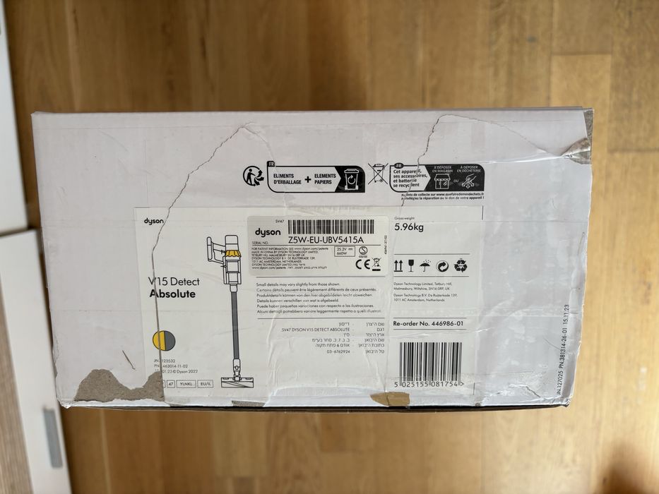 Dyson v15 detect absolute - Nowy - 2 Lata Gwarancji