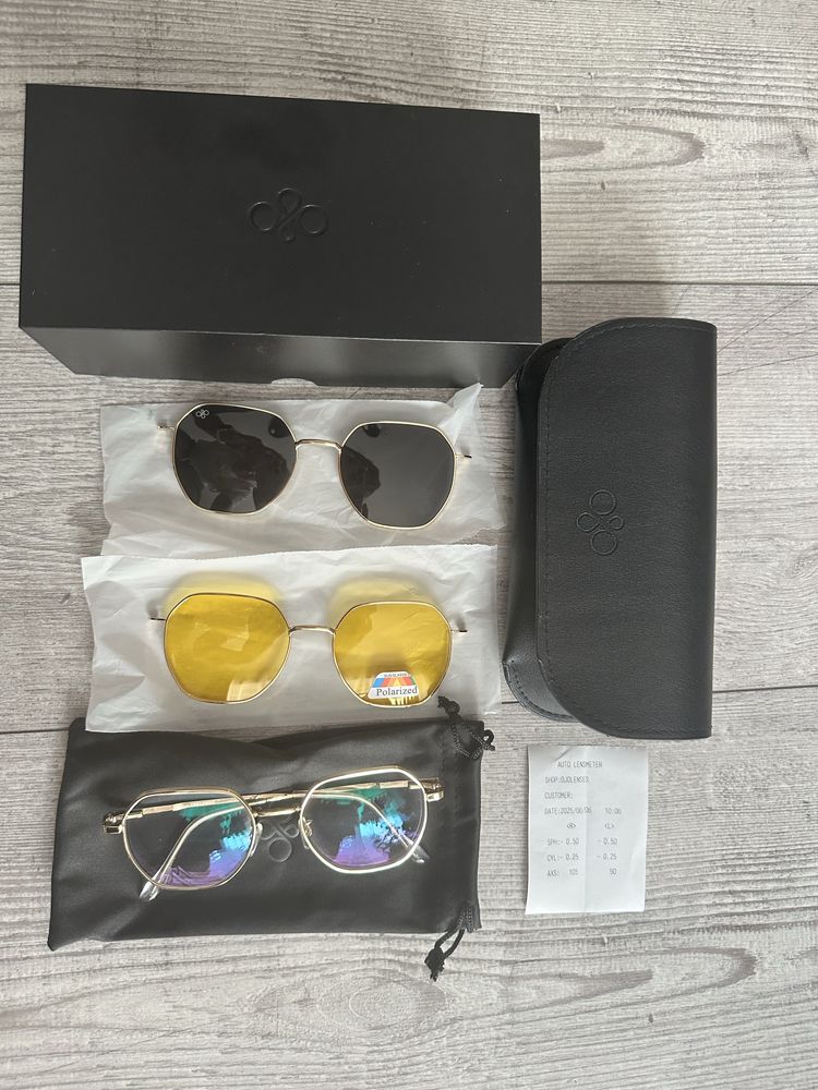 Okulary korekcyjne z nakładkami Ojo lenses