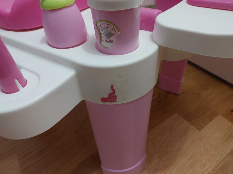 Przewijak do pielęgnacji lalek, krzesełko do karmienia wanna dla lalek