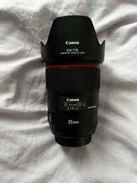 Canon EF 35mm 1/1.4 L II USM + EW-77B