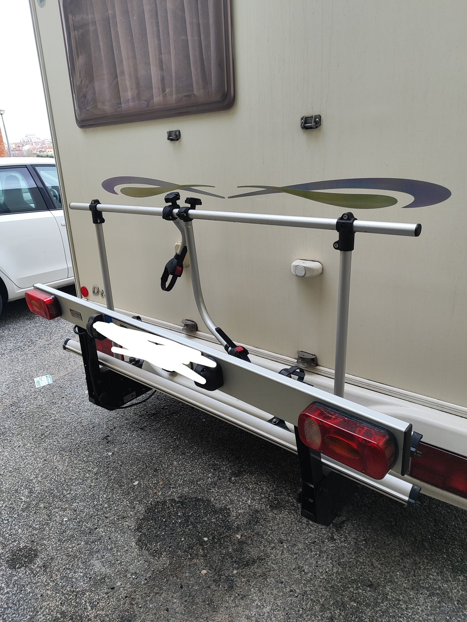 Suporte/transportador 2 bicicletas para autocaravanas