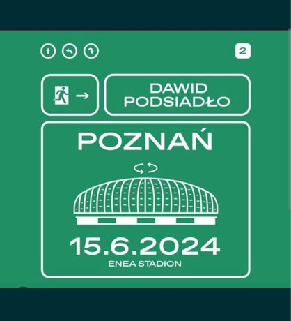 4 bilety Dawid Podsiadło poznań 15.06 płyta