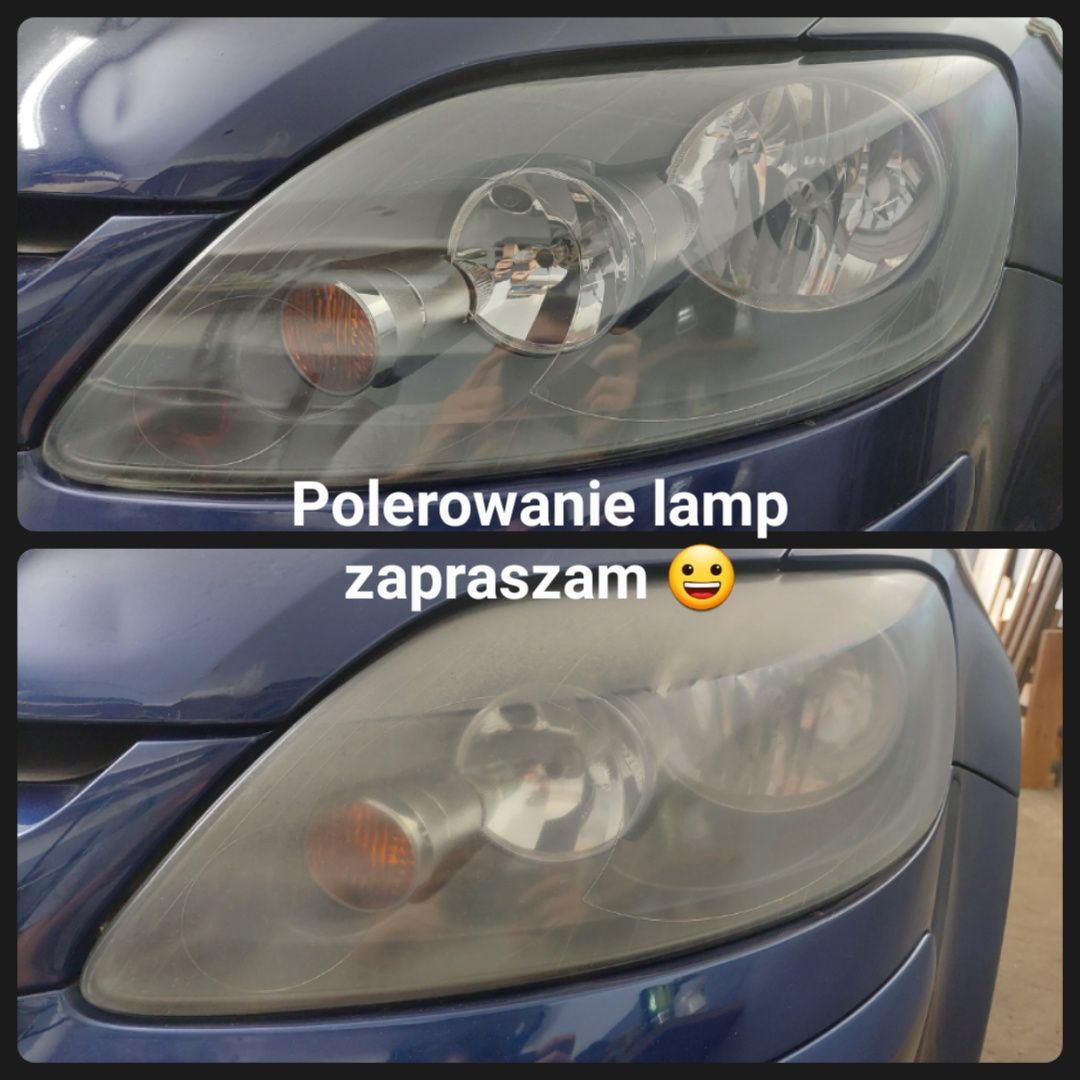 Polerowanie lamp samochodowych, polerowanie lakieru