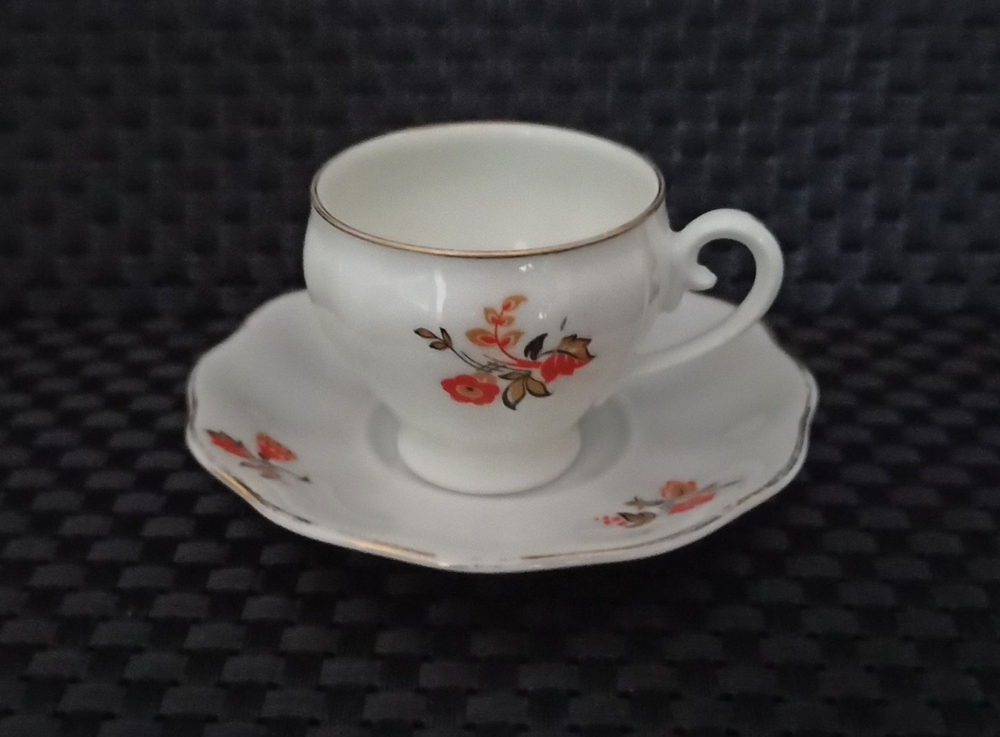 Porcelana Śląska Koenigszelt DUO Jaworzyna Śląska Art Deco MOKKA
