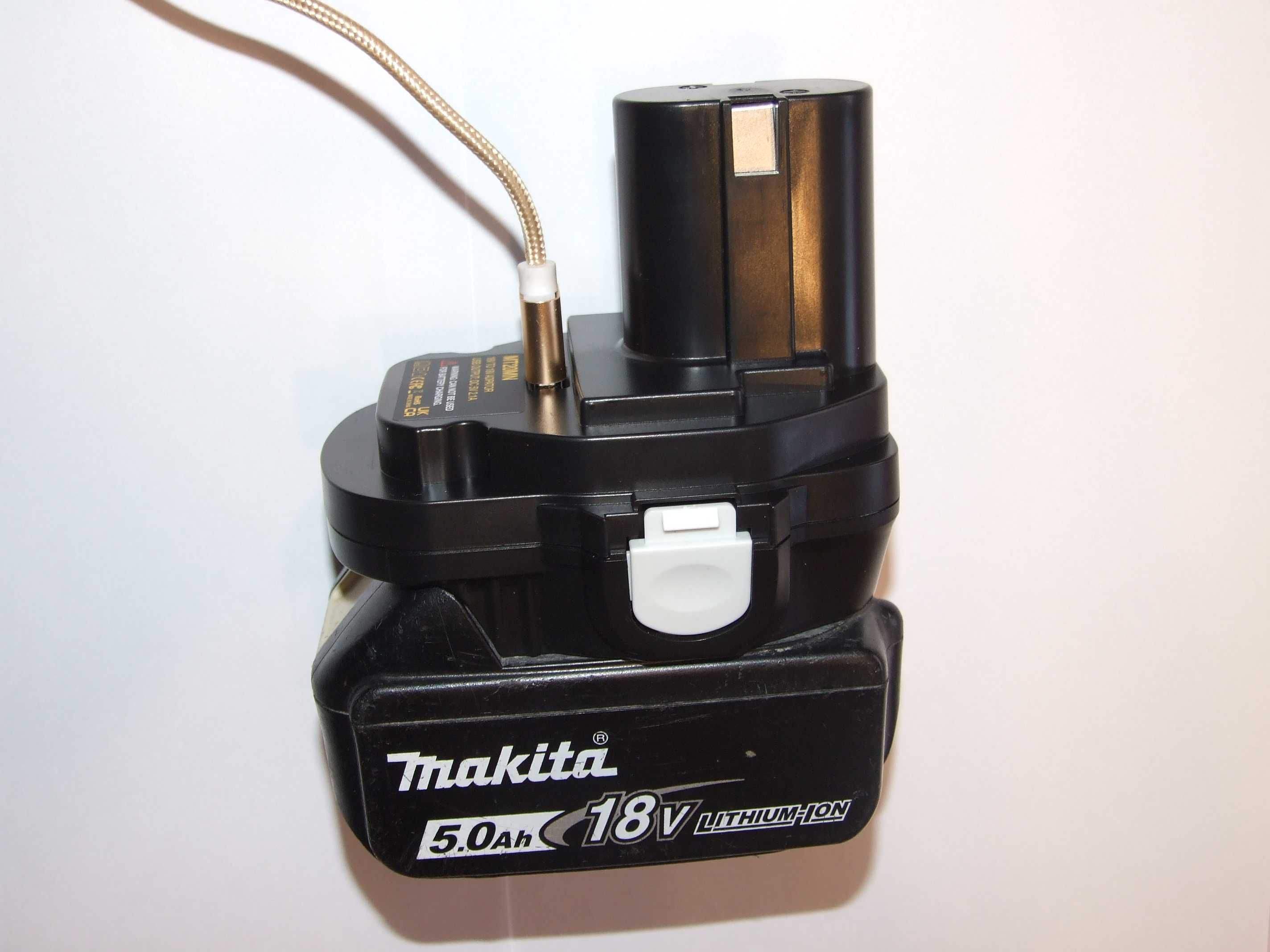 Adapter przejściówka konwert z nowej baterii makita na stare narzędzia