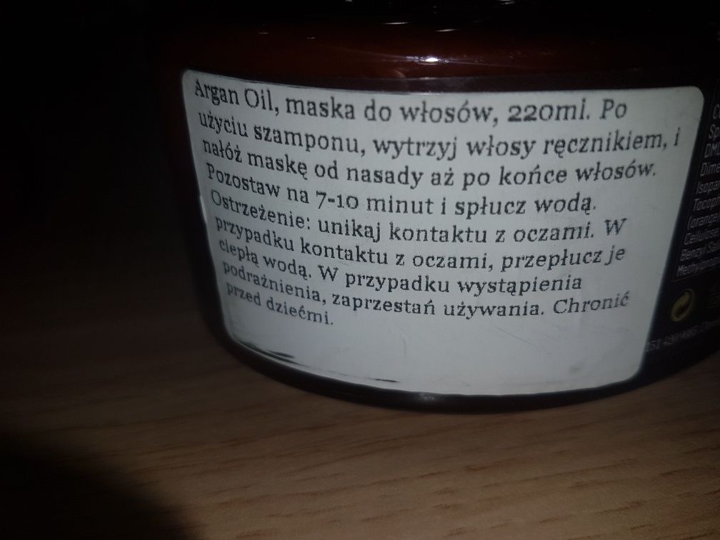 zestaw maska do wķosów i świeca zapachowa