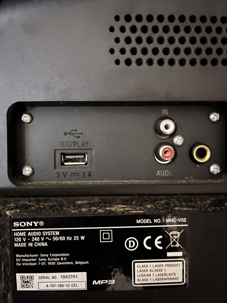 Sistema Audio Sony MHC-V02