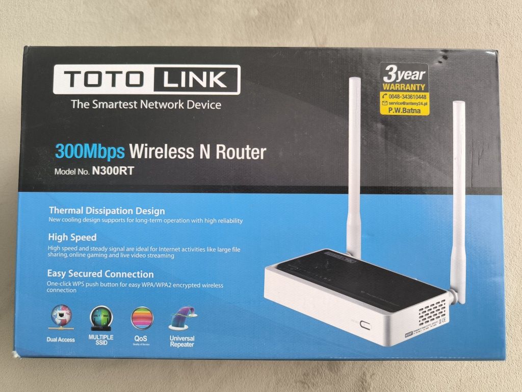 Router Totolink 300Mbps model N300RT