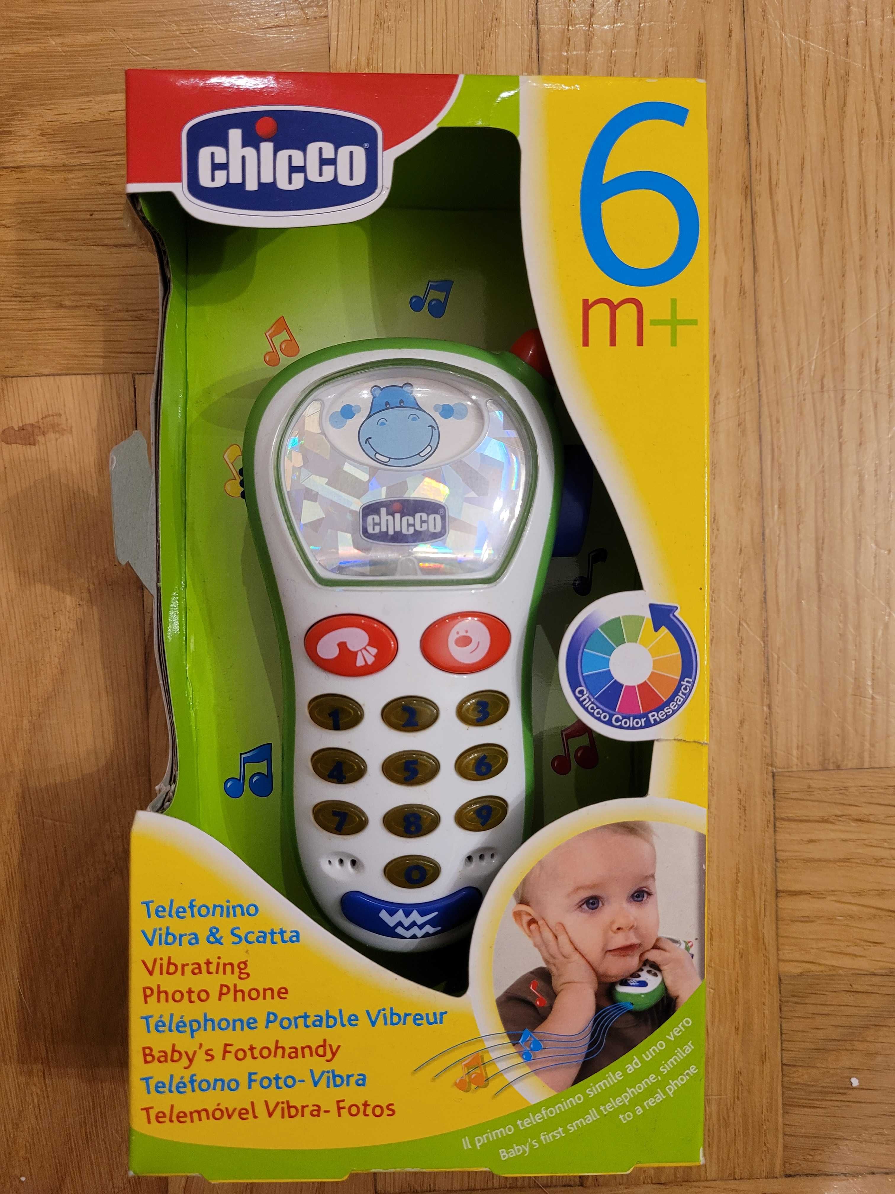 CHICCO Telefon zabawka dziecięca grająca