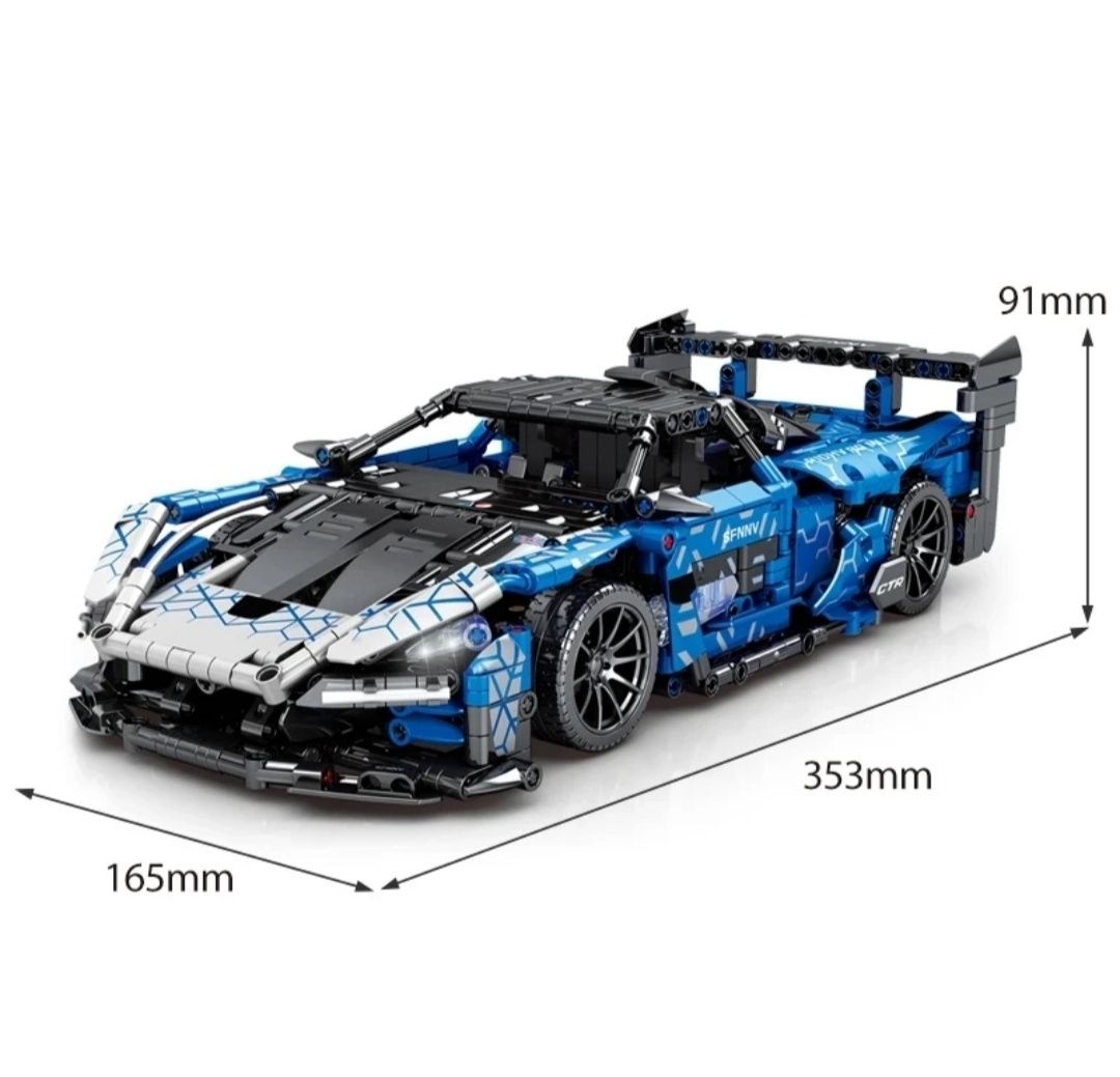 Lego technic mclaren senna 1404 деталі конструктор машинка