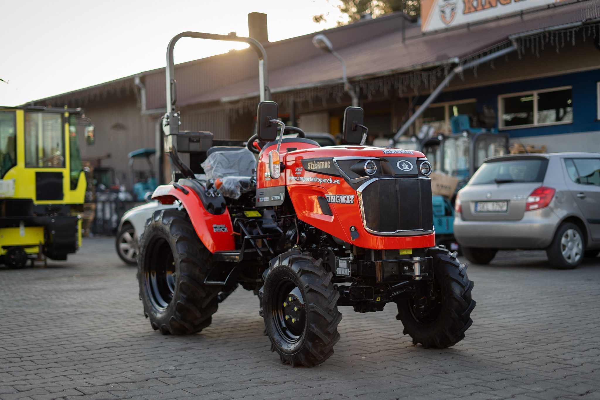 mini ciagnik rolniczy traktor STARTRAC 263 4WD odśnieżarka