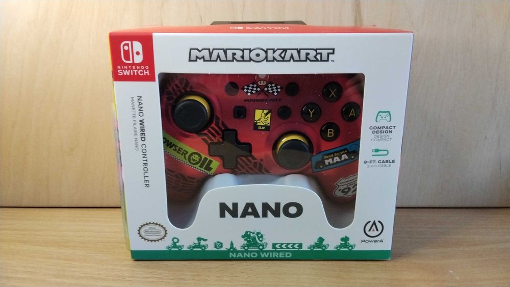 Pad przewodowy PowerA NANO Mario Kart - Nintendo Switch/OLED.
