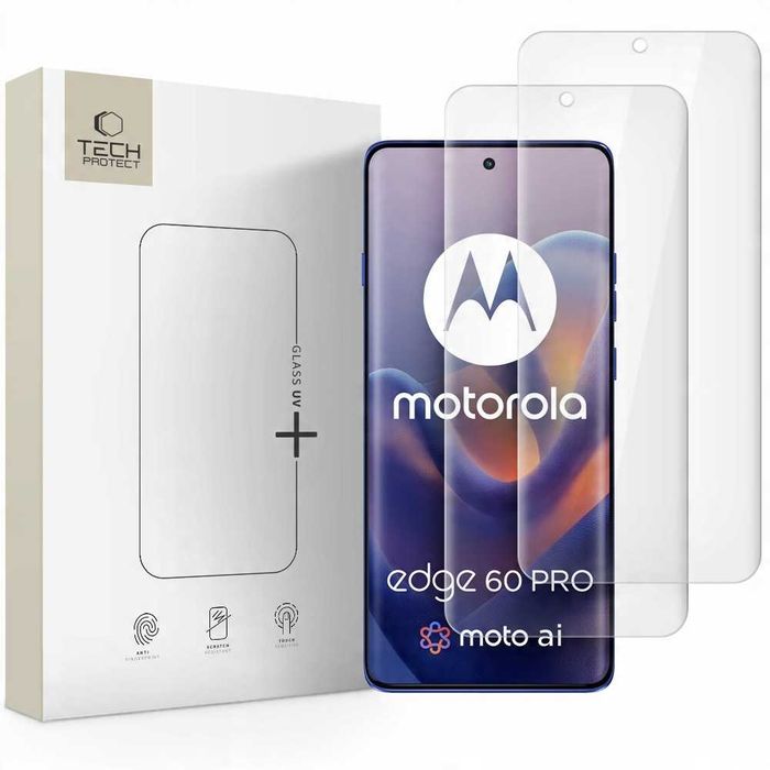 2x Szkło hartowane UV Tech-protect do MOTOROLA EDGE 60 PRO