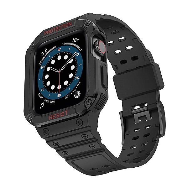 Protect Strap Band opaska z etui do Apple Watch 7 / 6 / 5 / 4 / 3 / 2