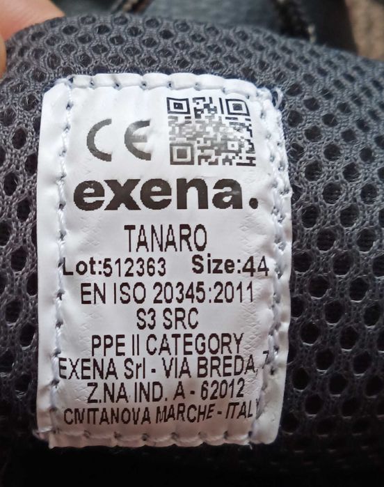 Спецвзуття. Робочі черевики Exena. 44 розмір