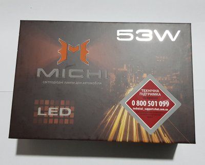 Автосвітло Лед Michi Can 53W,50W,75W H1,H7,H11,HB3,HB4,H4, D2S,D1S,D3S