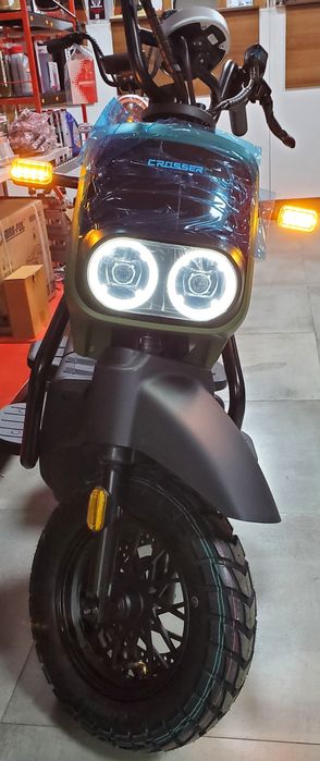 Скутер мопед самохуд електричний Crosser CR-4 1200 Вт,72V,24 Аг Графен