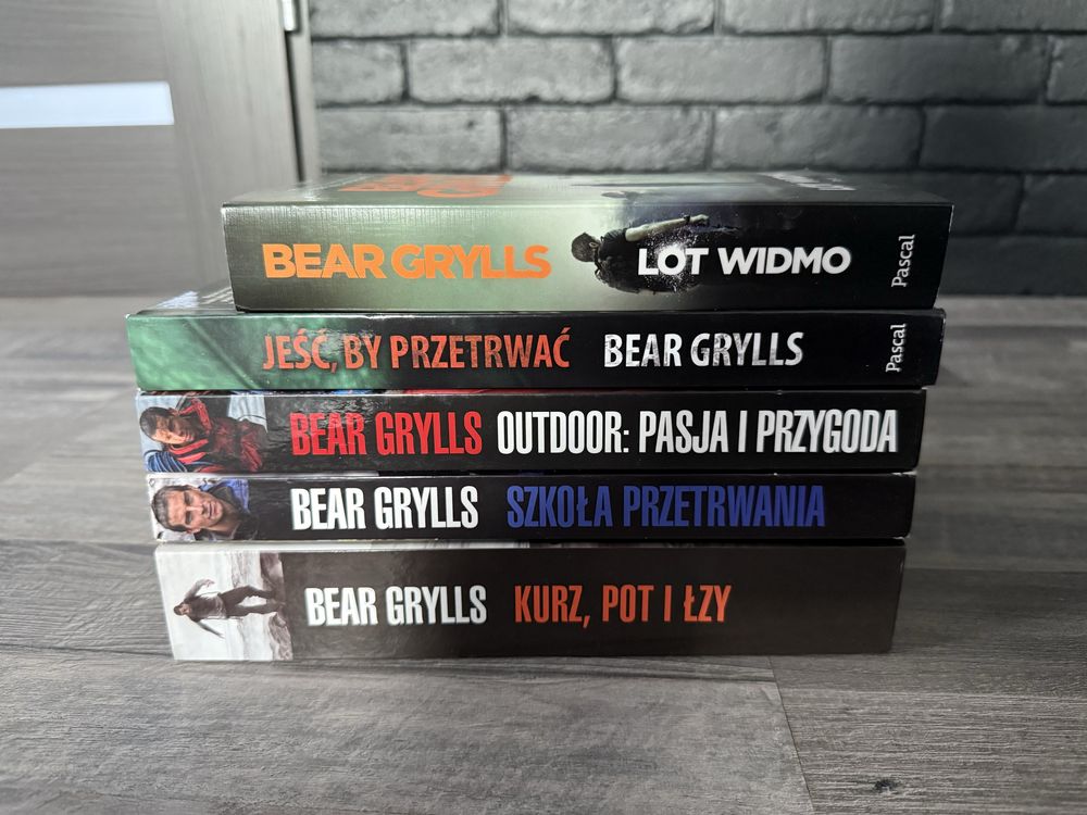 Kolekcja książek survivalowych Bear Grylls outdoor