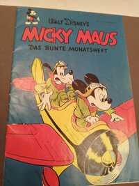 Mickey maus Disney 1951 r komiks vintage retro prl