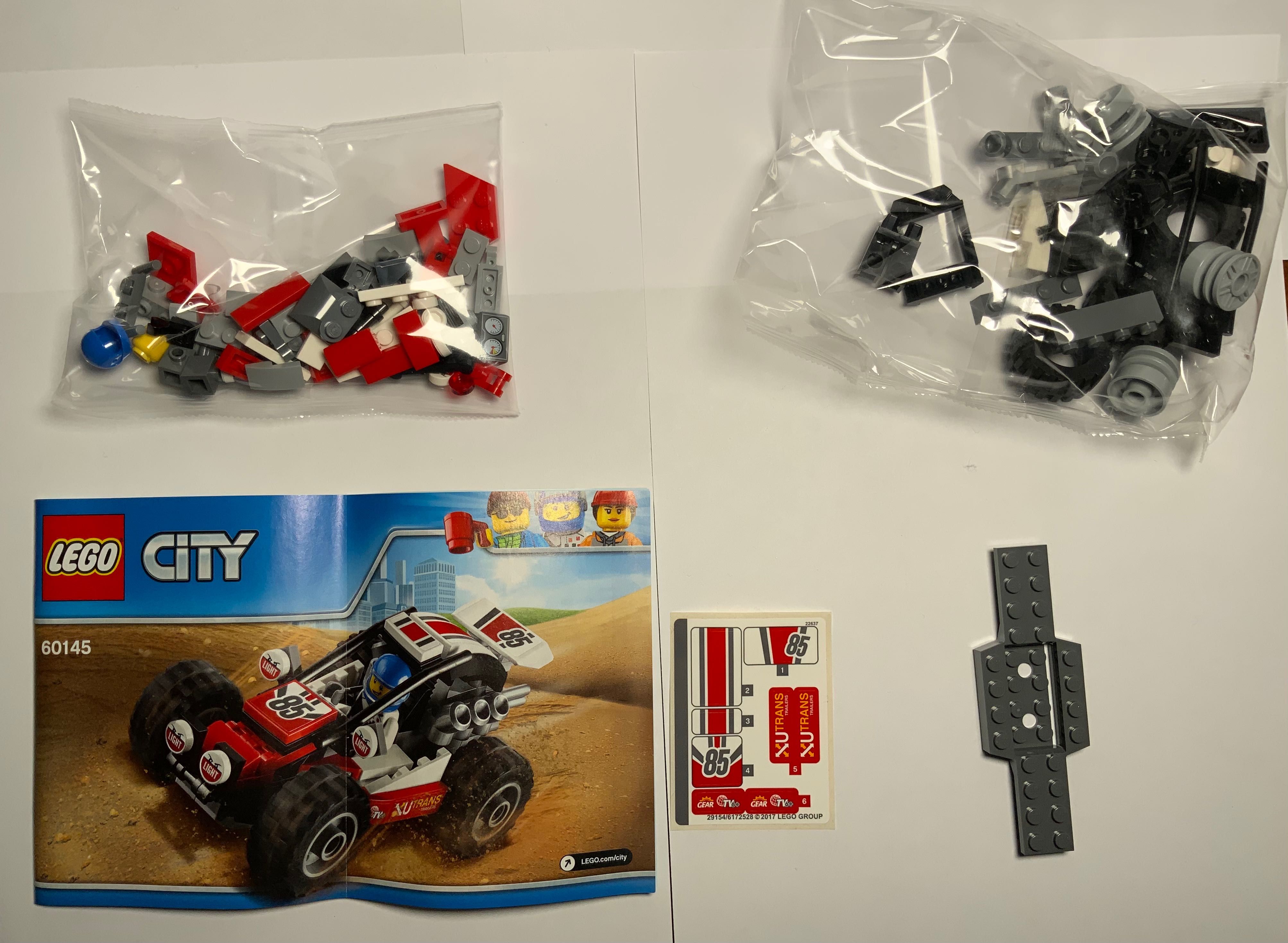 Lego City - Buggy 60145 Novo (Por Fazer)