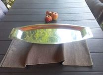 Patera / Półmisek  / Taca  owalna ze stali nierdzewnej 50x22 cm
