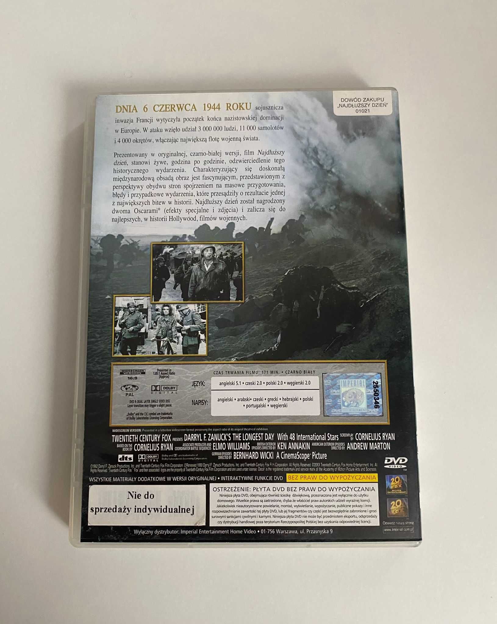 Film DVD Najdłuższy Dzień