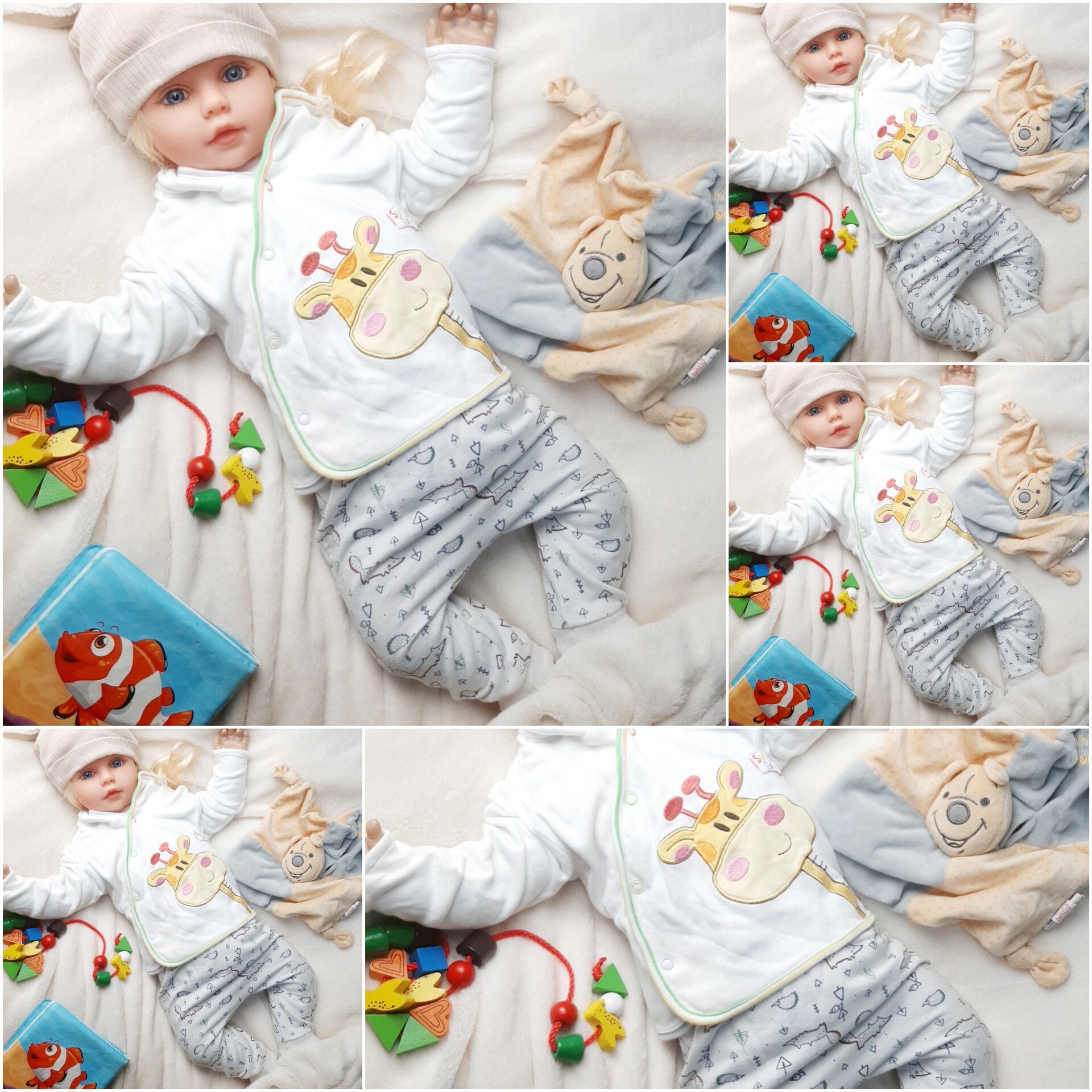 Mega paka roz 68 11 sztuk zestaw komplet chłopiec bluza spodnie dres