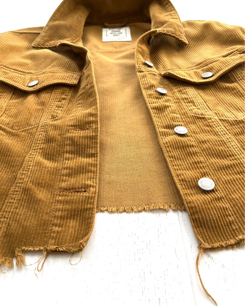 Kurtka damska sztruksowa Pull&Bear rozm. S, jak NOWA!