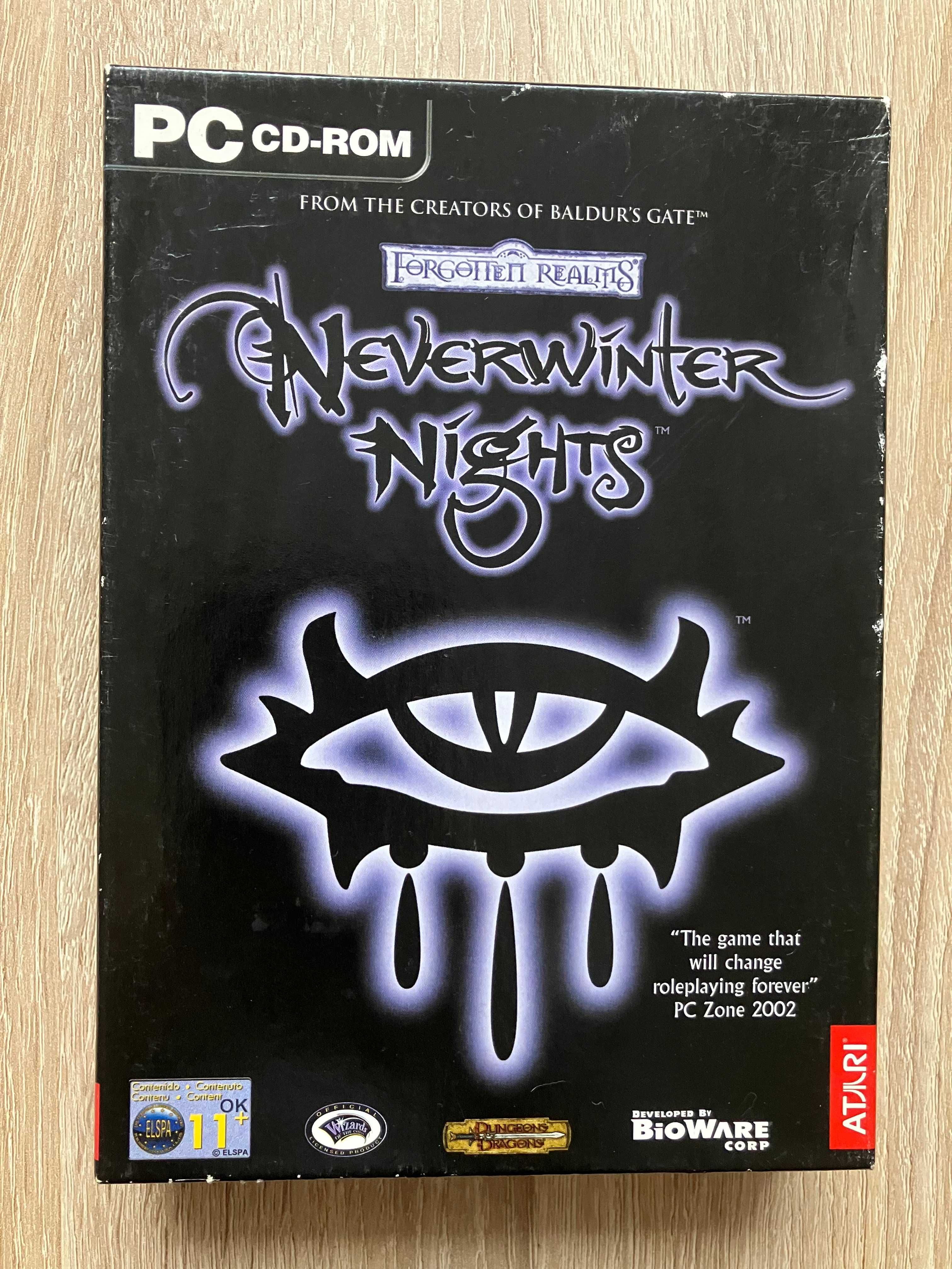 Neverwinter Nights, box, wydanie angielskie