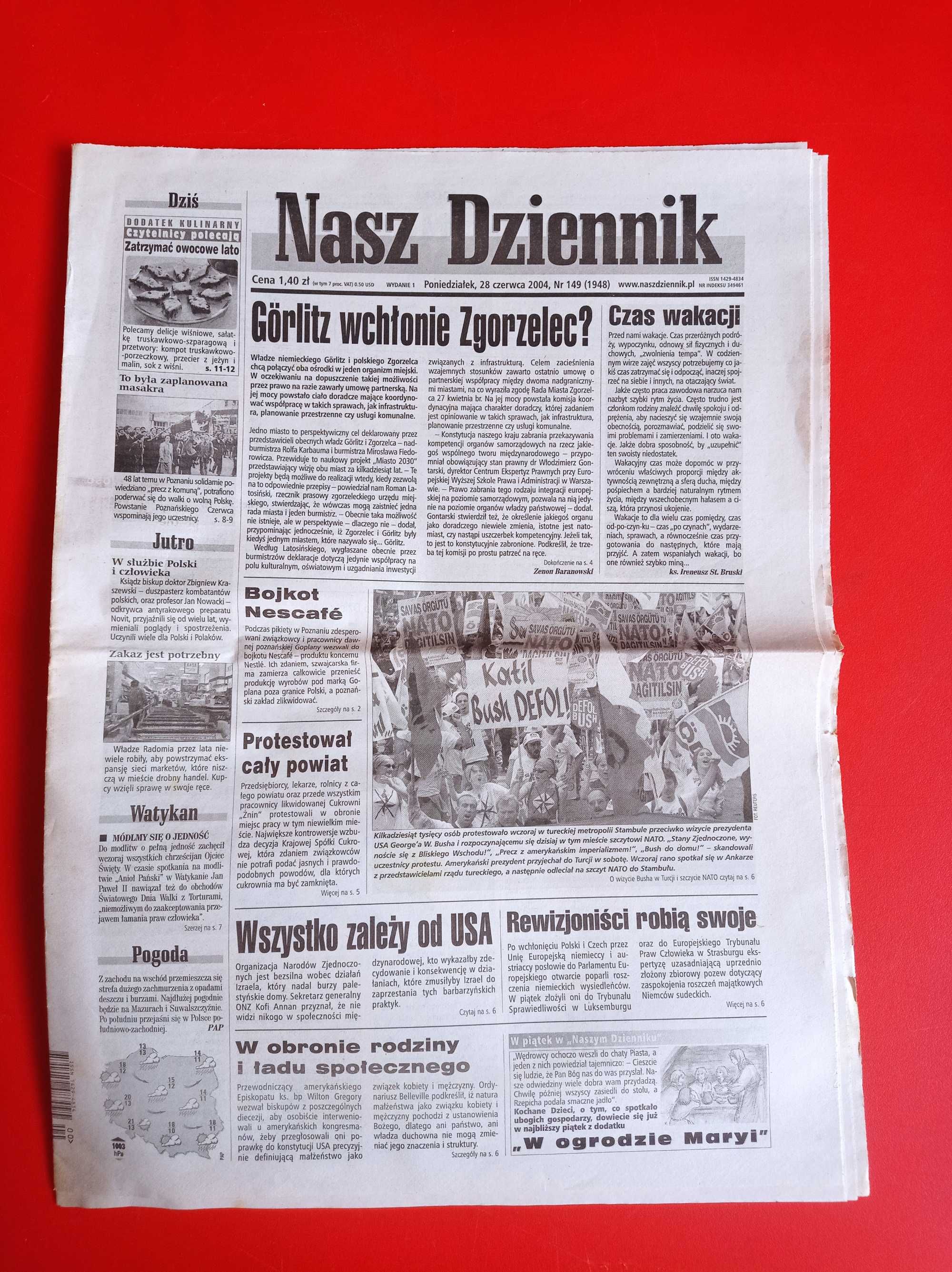 Nasz Dziennik, nr 149/2004, 28 czerwca 2004