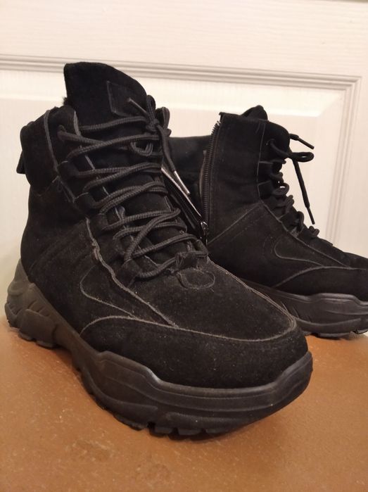 Ботинки зимние женские замшевые 37 размер