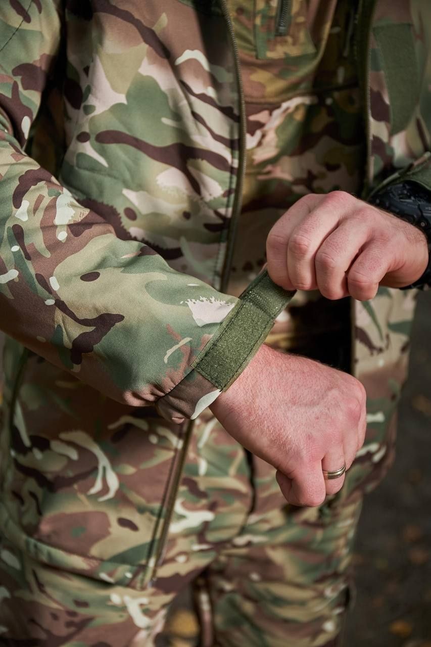 Тактична військова Куртка Soft Shell на флісі Мультикам 46-62р