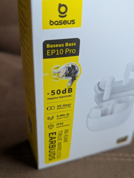 Baseus EP10 Pro White - безпровідні навушники