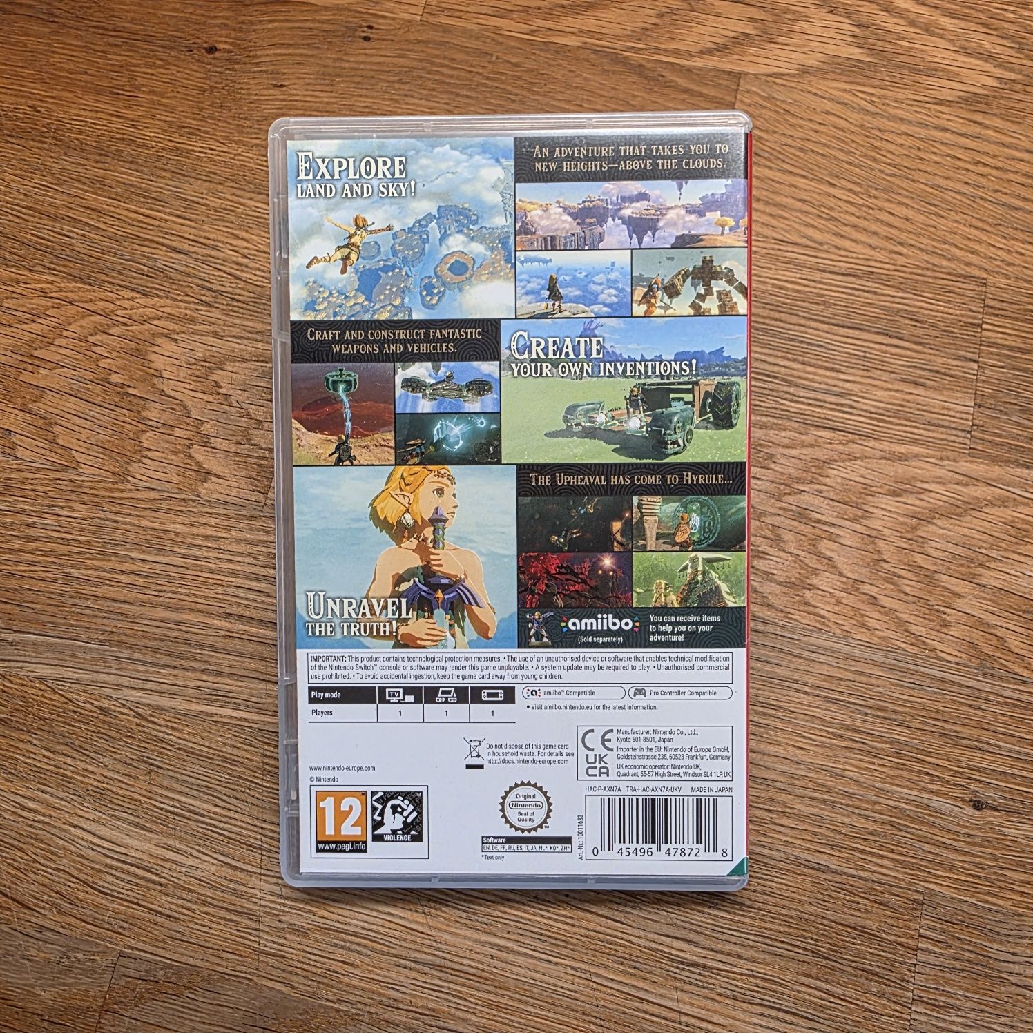 Zelda Tears of The Kingdom Nintendo Switch