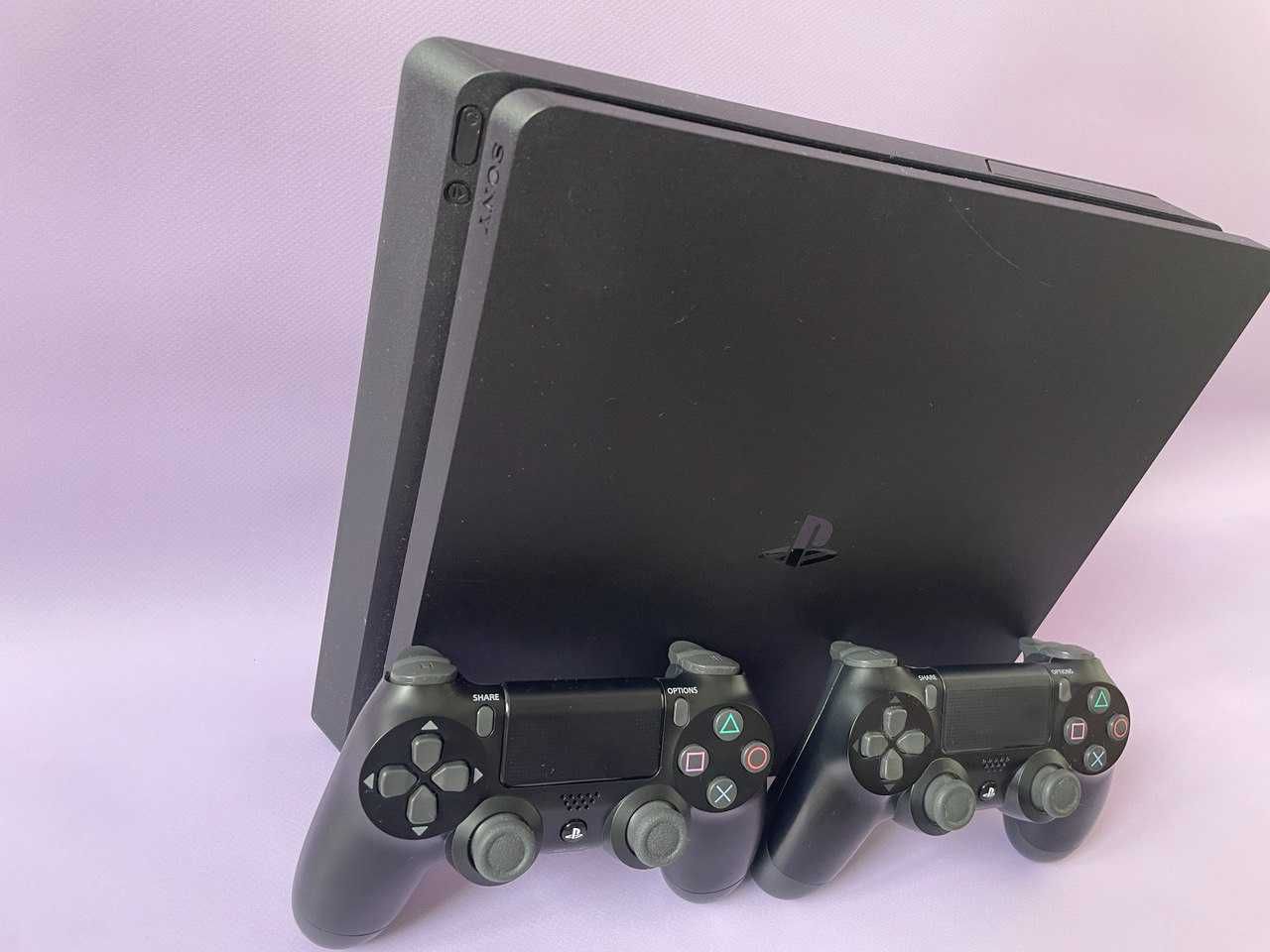 Sony PlayStation 4 Slim 1 TB, Два джойстики, Гарантія