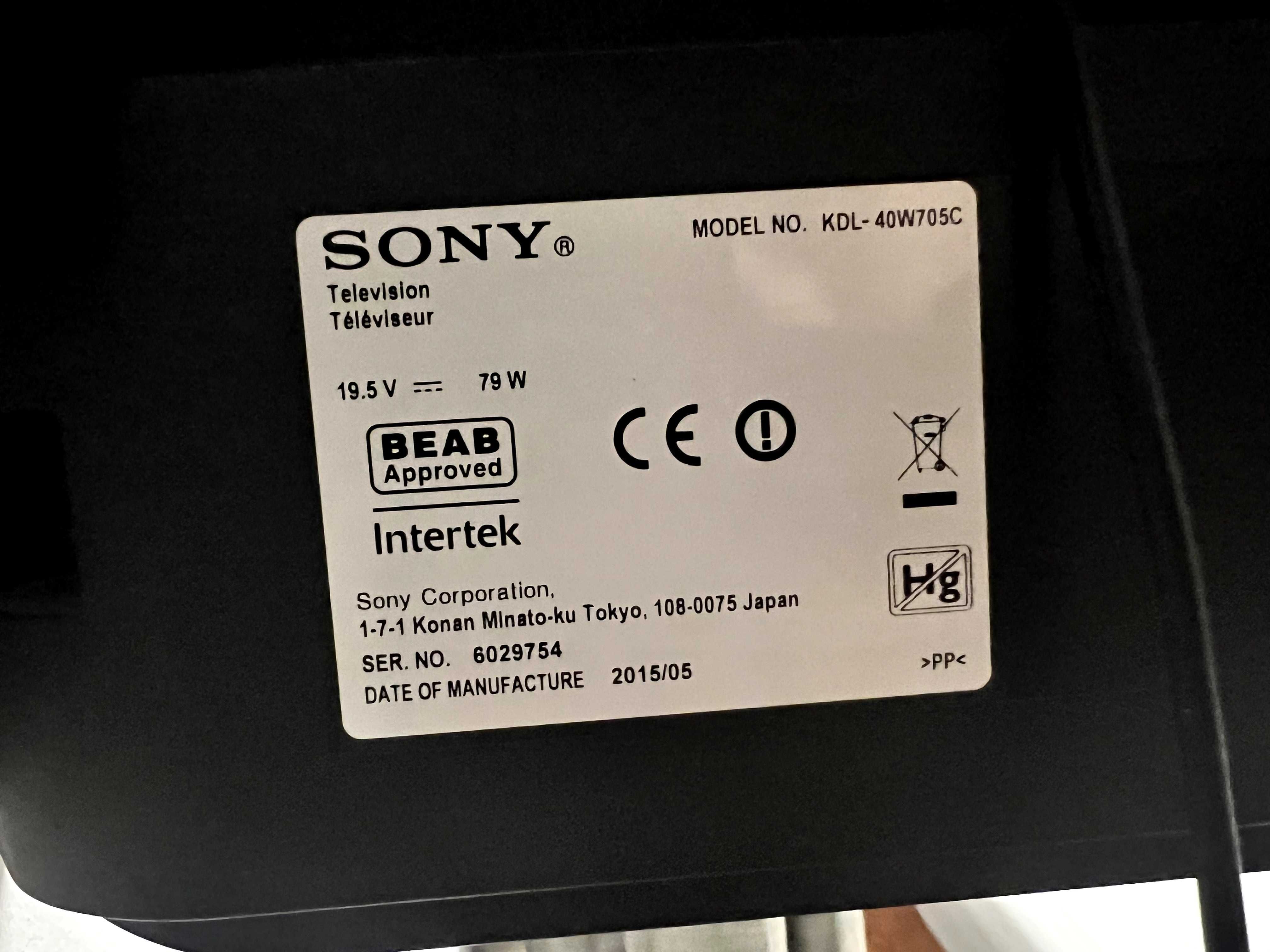 Telewizor Sony KDL-40W705C Sony LED 40 cali Full HD jak NOWY