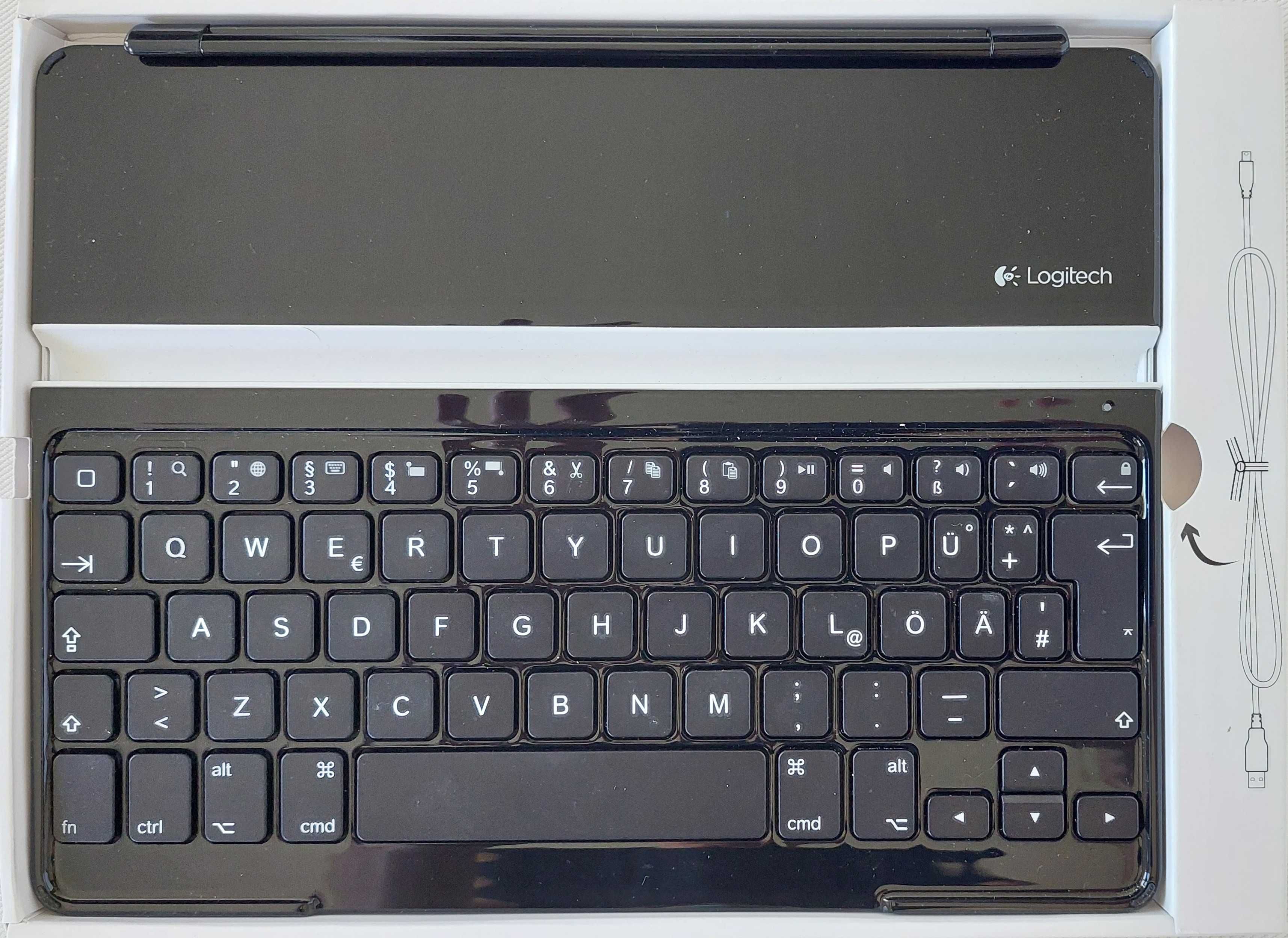 Klawiatura do iPada Logitech Ultrathin Keyboard Cover wersja niemiecka