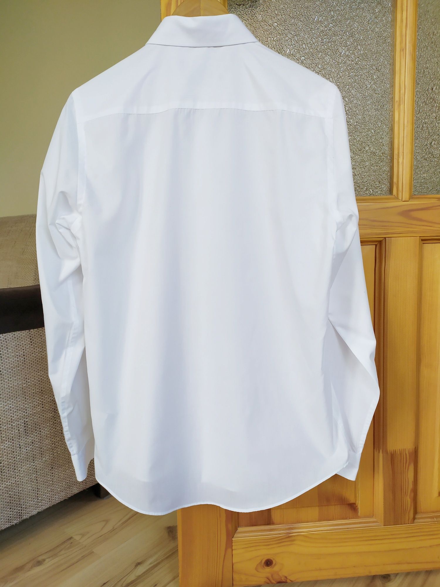 Koszula wizytowa śnieżno biała rozmiar M